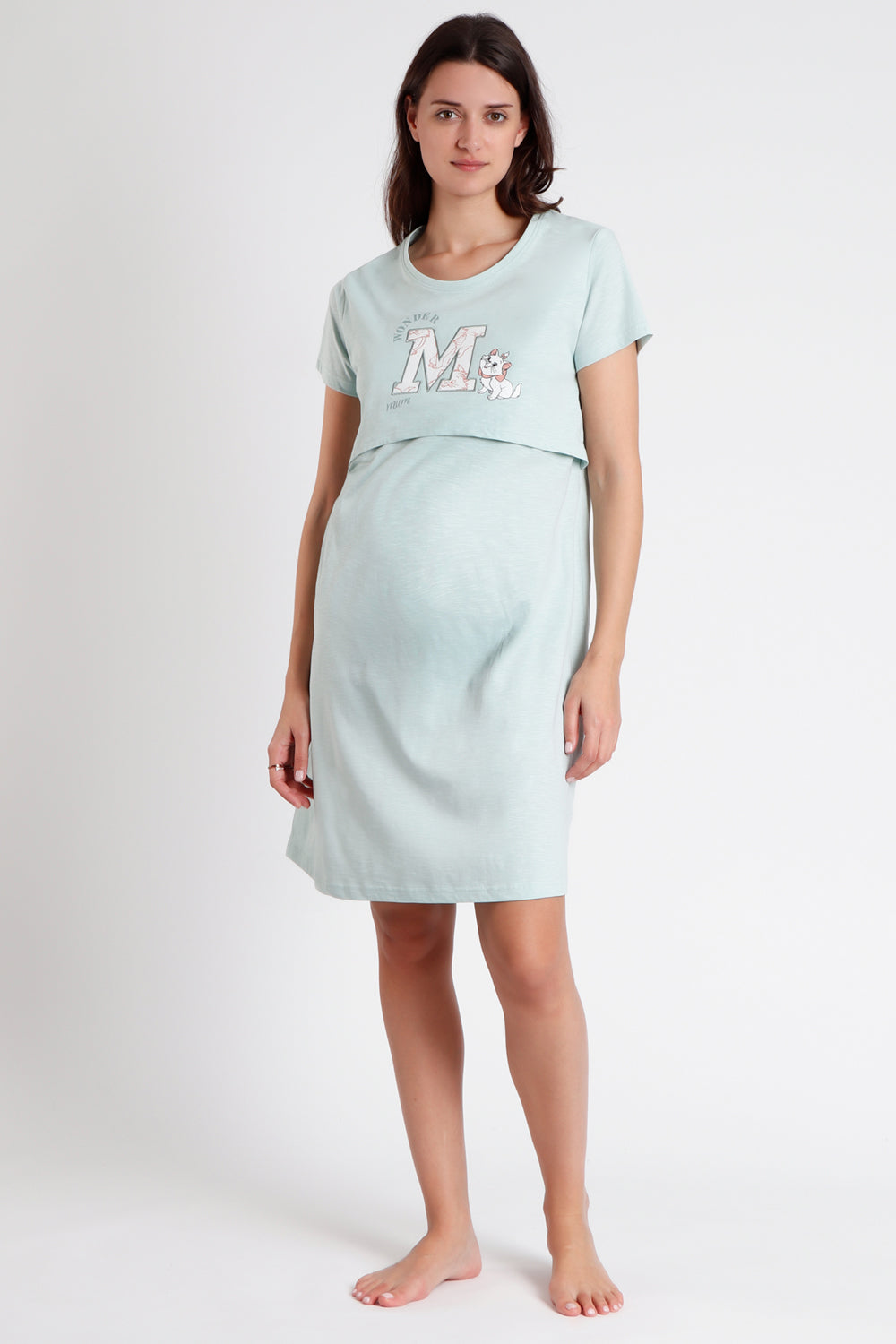 61274 - CAMICIA DA NOTTE MANICA CORTA PREMAMAN