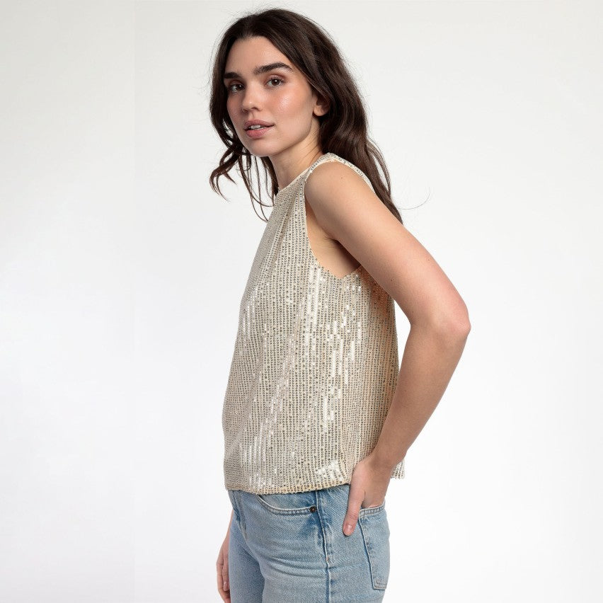 43632 - T-SHIRT CON PAILLETTES
