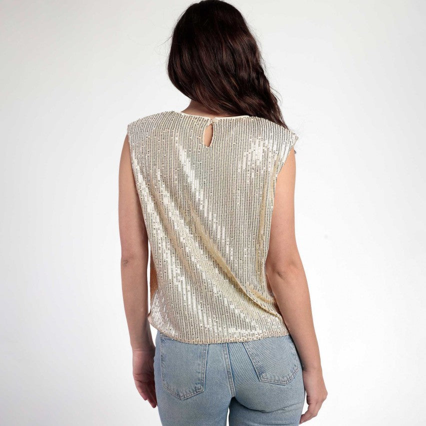 43632 - T-SHIRT CON PAILLETTES