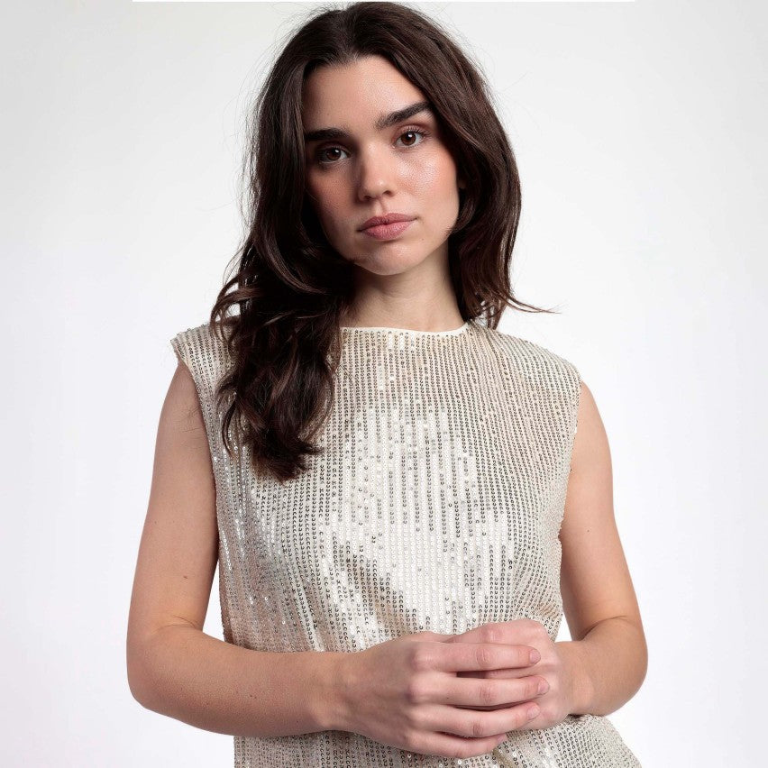 43632 - T-SHIRT CON PAILLETTES