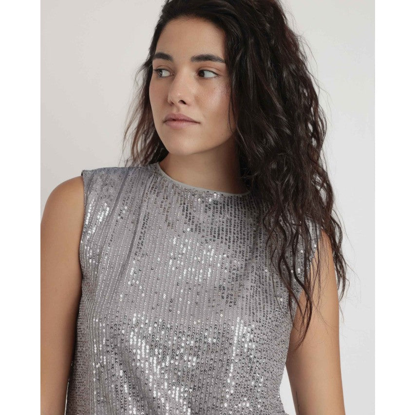 43632 - T-SHIRT CON PAILLETTES