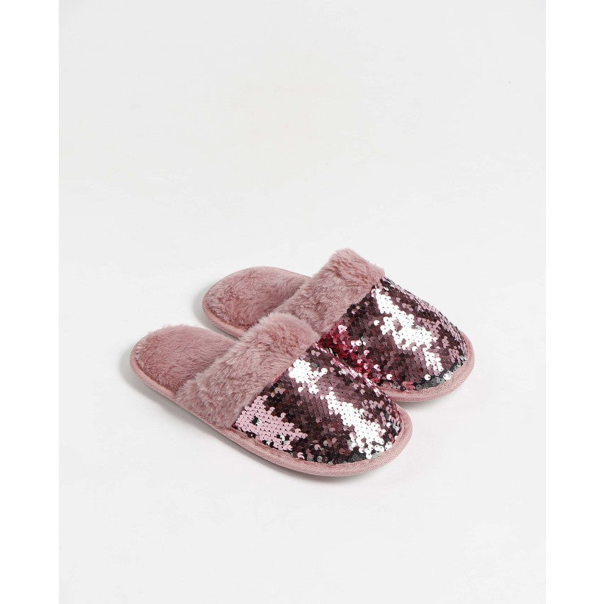 59100 - PANTOFOLE DA DONNA CON PAILLETTES