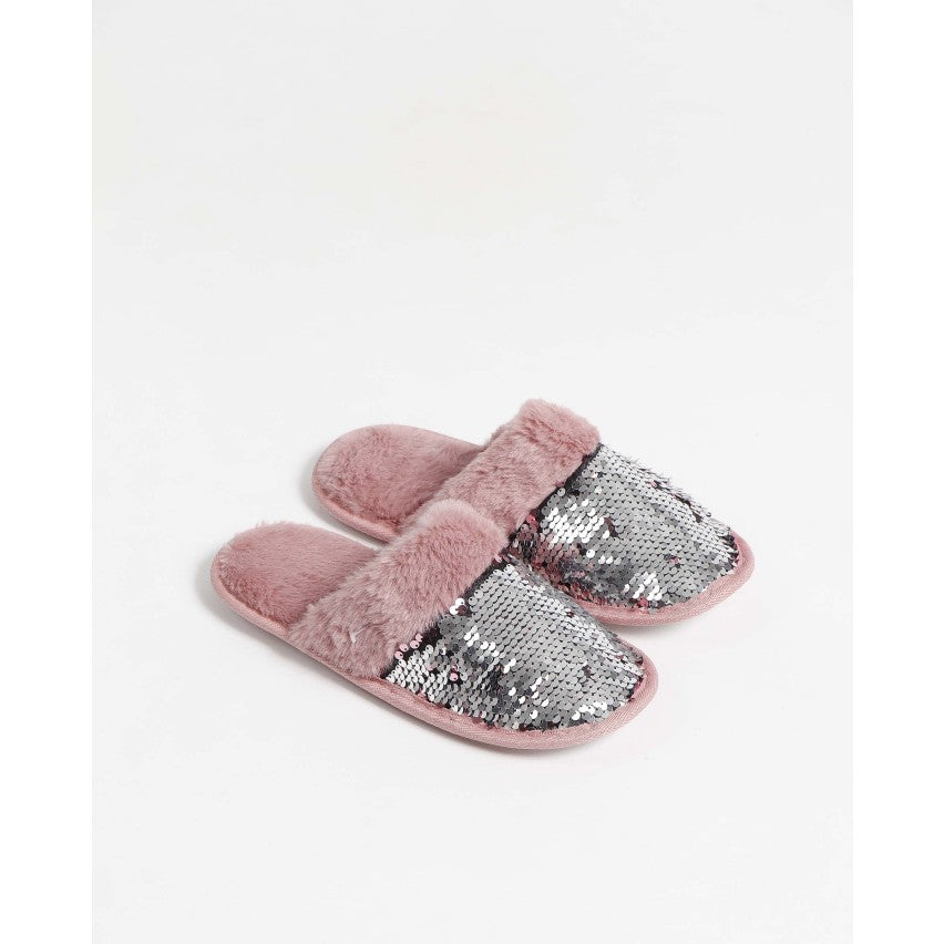 59100 - PANTOFOLE DA DONNA CON PAILLETTES
