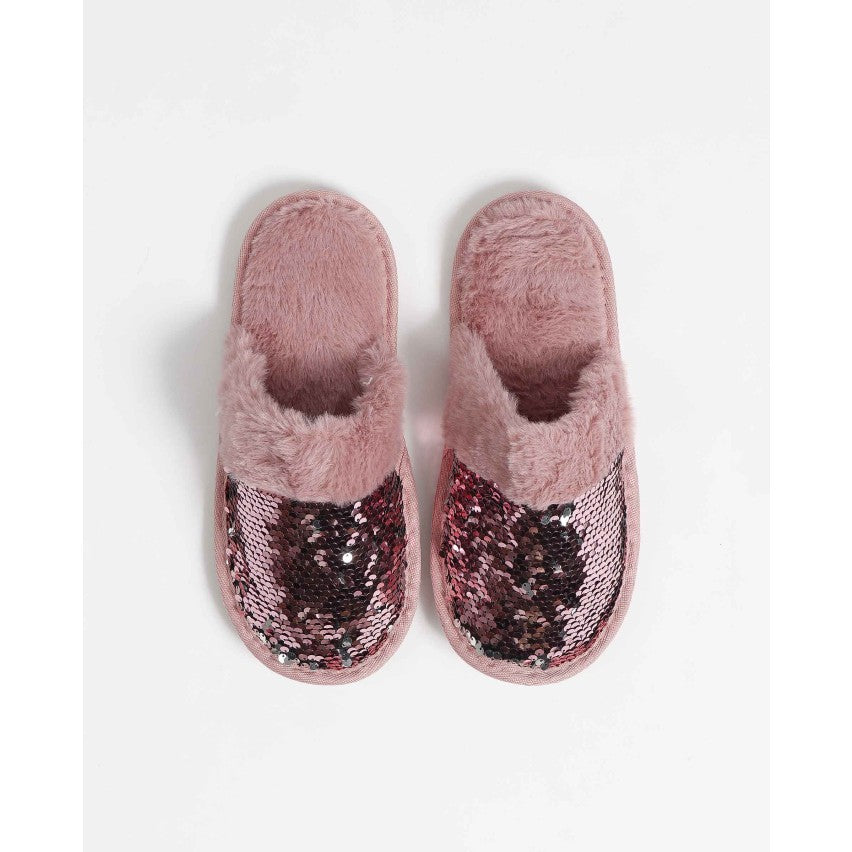 59100 - PANTOFOLE DA DONNA CON PAILLETTES