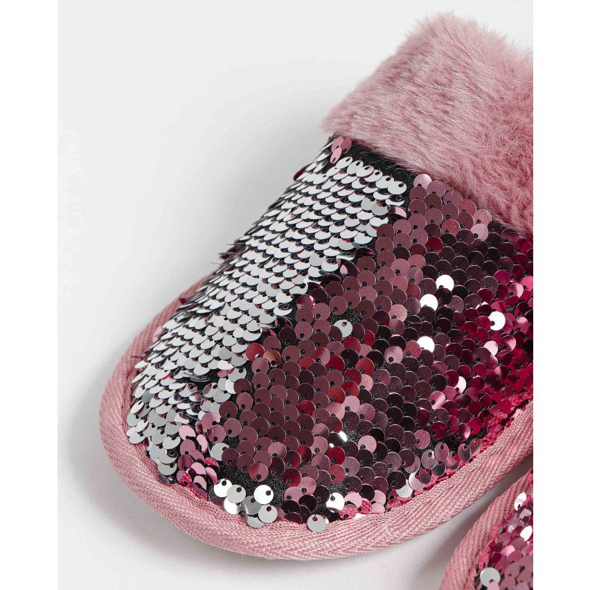 59100 - PANTOFOLE DA DONNA CON PAILLETTES
