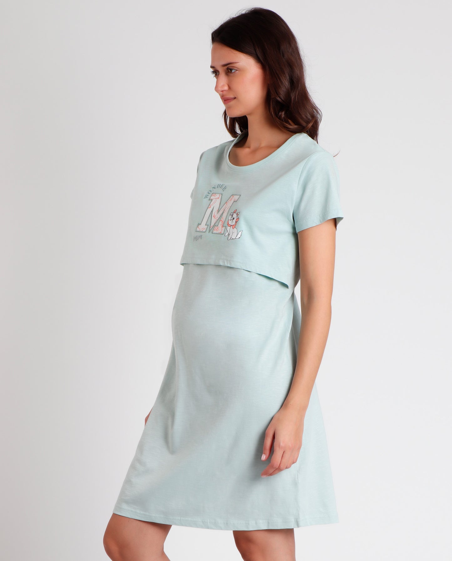 61274 - CAMICIA DA NOTTE MANICA CORTA PREMAMAN