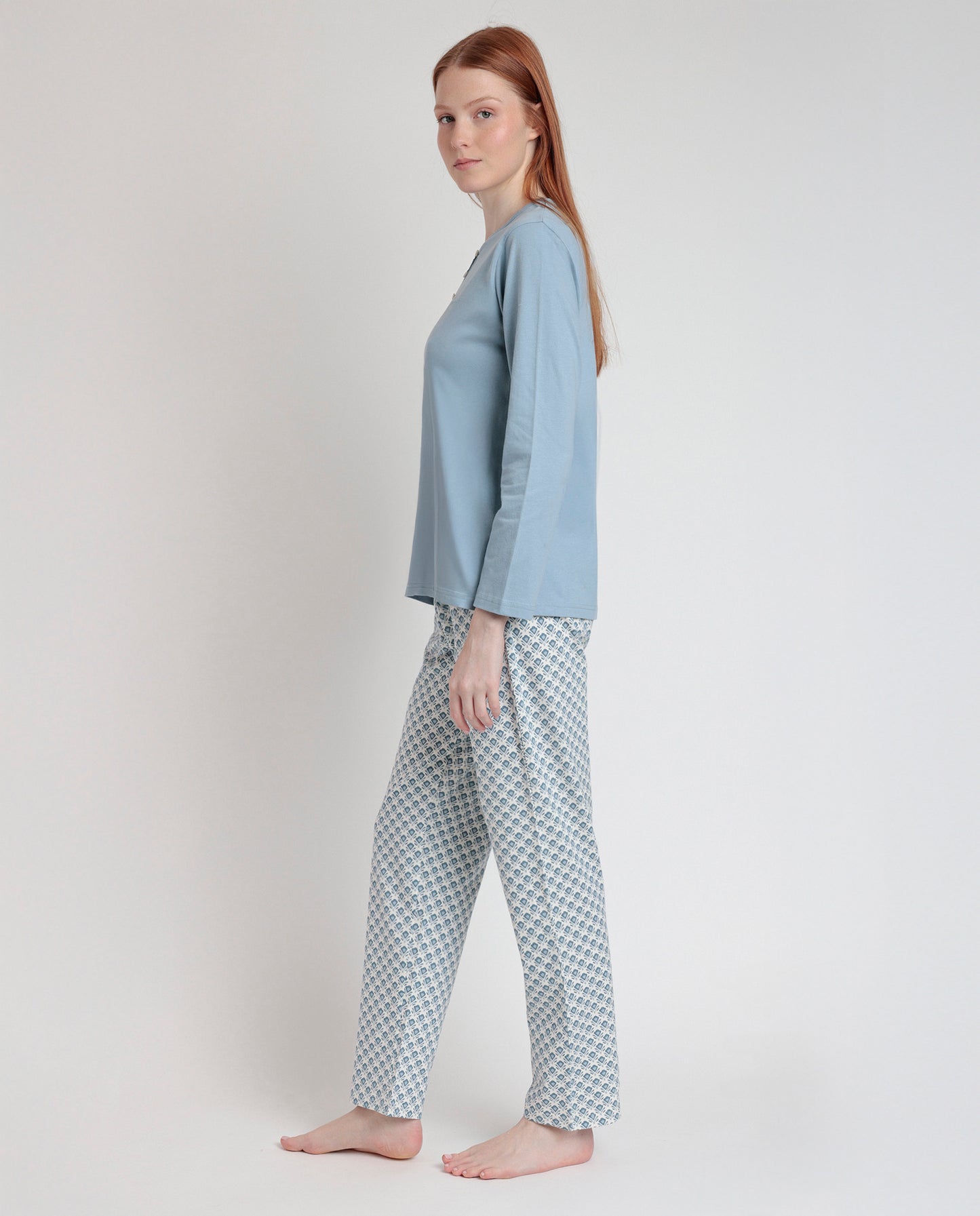 63504 - PIGIAMA LUNGO STILE GRECO