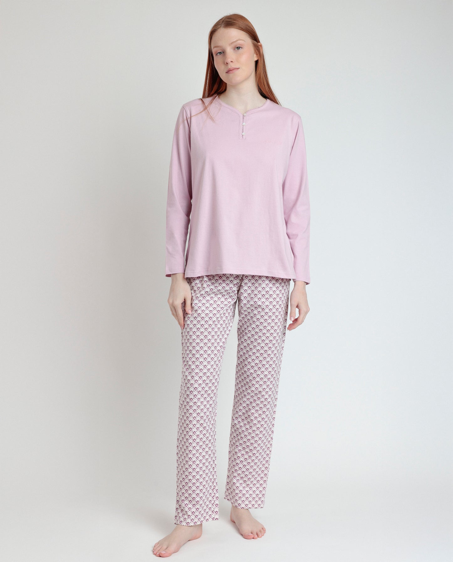 63504 - PIGIAMA LUNGO STILE GRECO