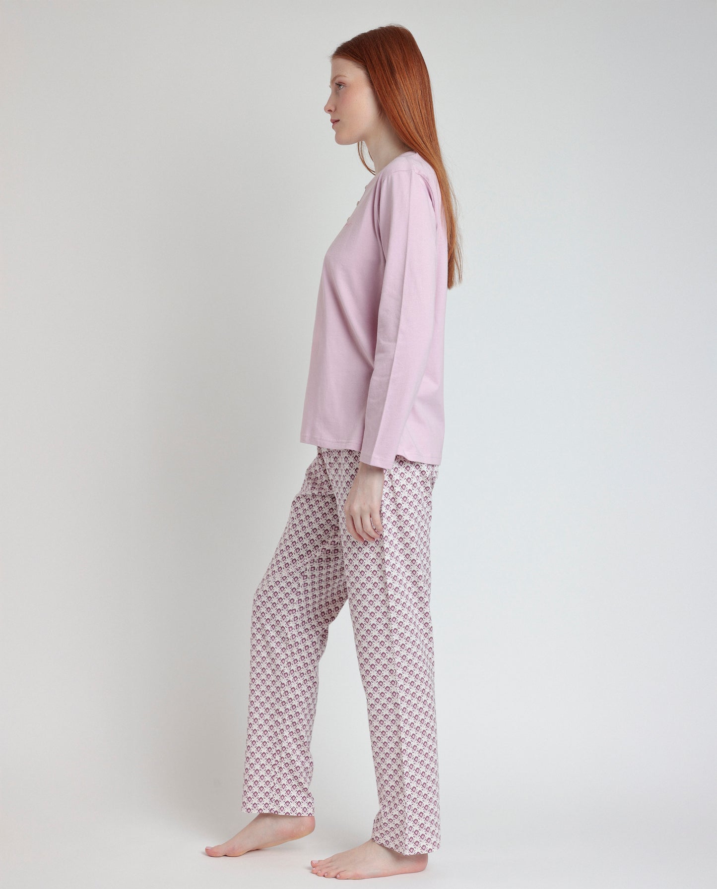 63504 - PIGIAMA LUNGO STILE GRECO