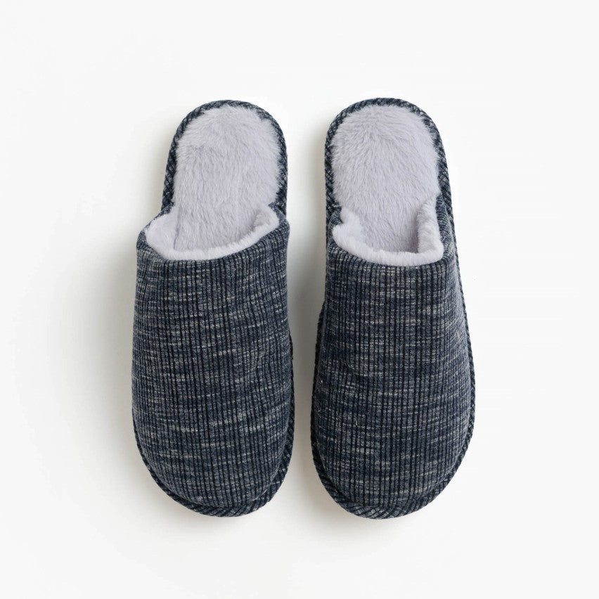 69046 - PANTOFOLE A RIGHE BLU