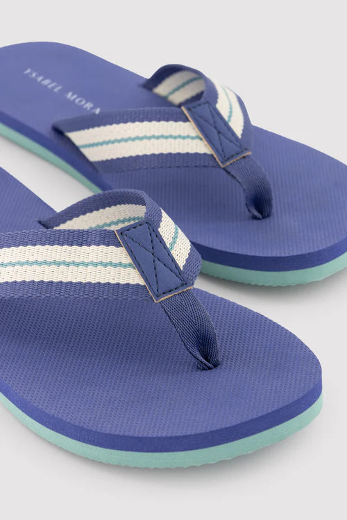 90541 - INFRADITO DA UOMO CON STRISCE BLU A CONTRASTO