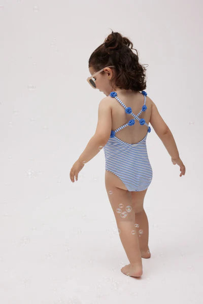 95132 - COSTUME INTERO BIMBA A RIGHE