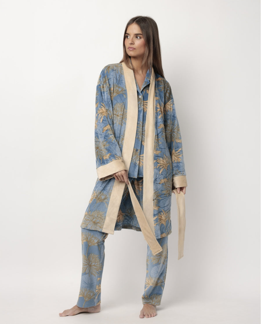 67294 - VESTAGLIA MODELLO KIMONO STILE ORIENTALE