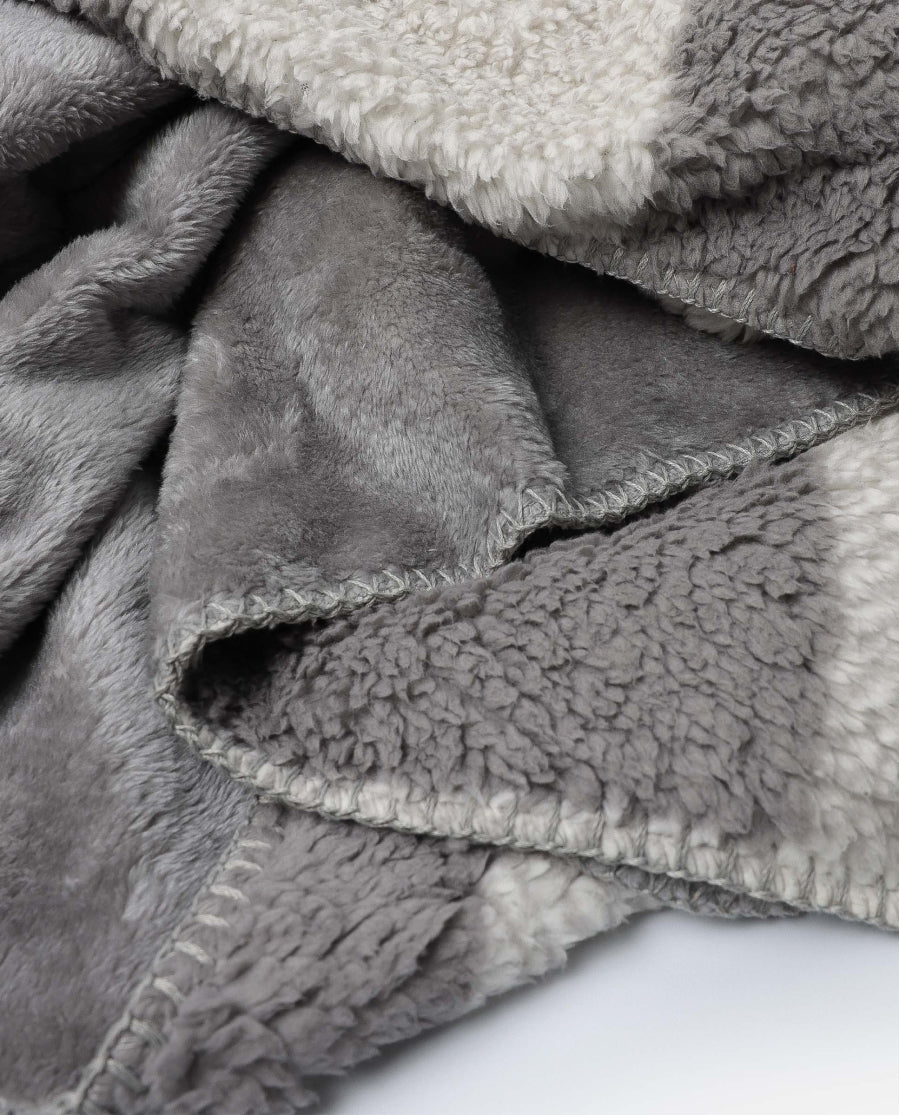 69108 - COPERTA SHERPA A QUADRI