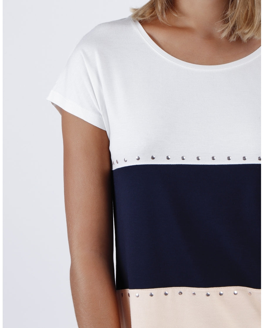 43480 - T-SHIRT TRICOLORE