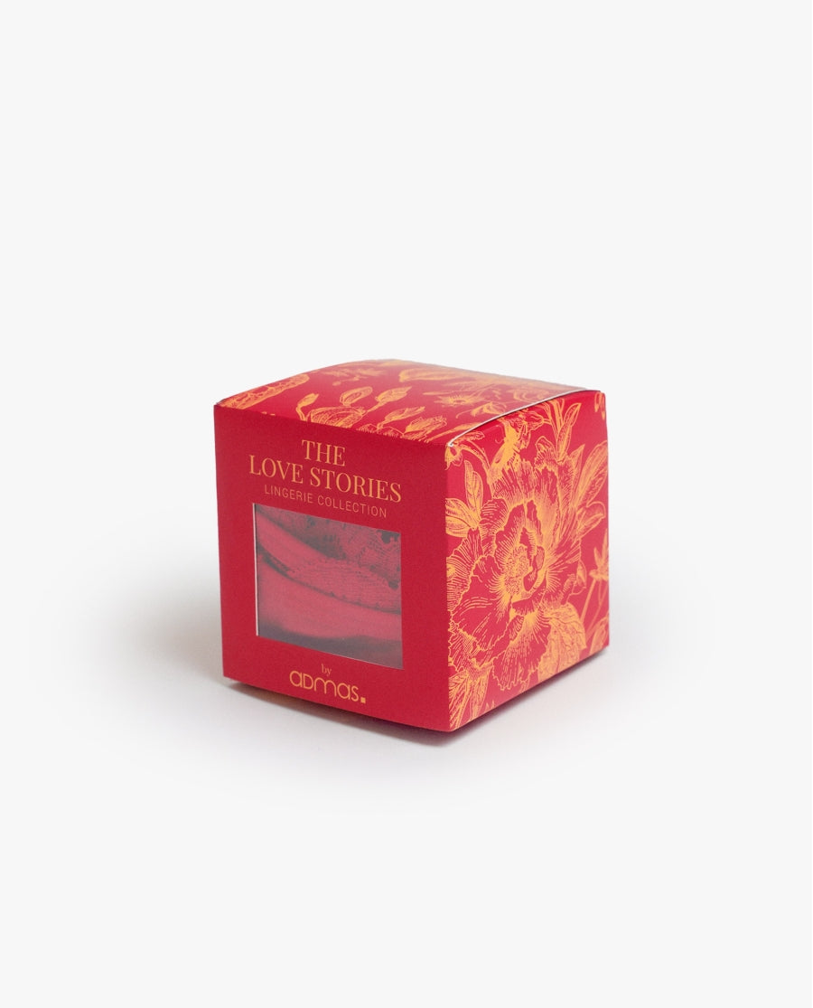 41705T - TANGA ROSSO IN PIZZO