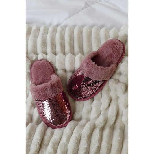 59100 - PANTOFOLE DA DONNA CON PAILLETTES