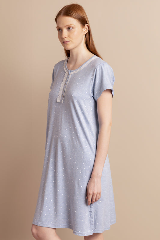 61250 - CAMICIA DA NOTTE MANICA CORTA SOFT HEARTS