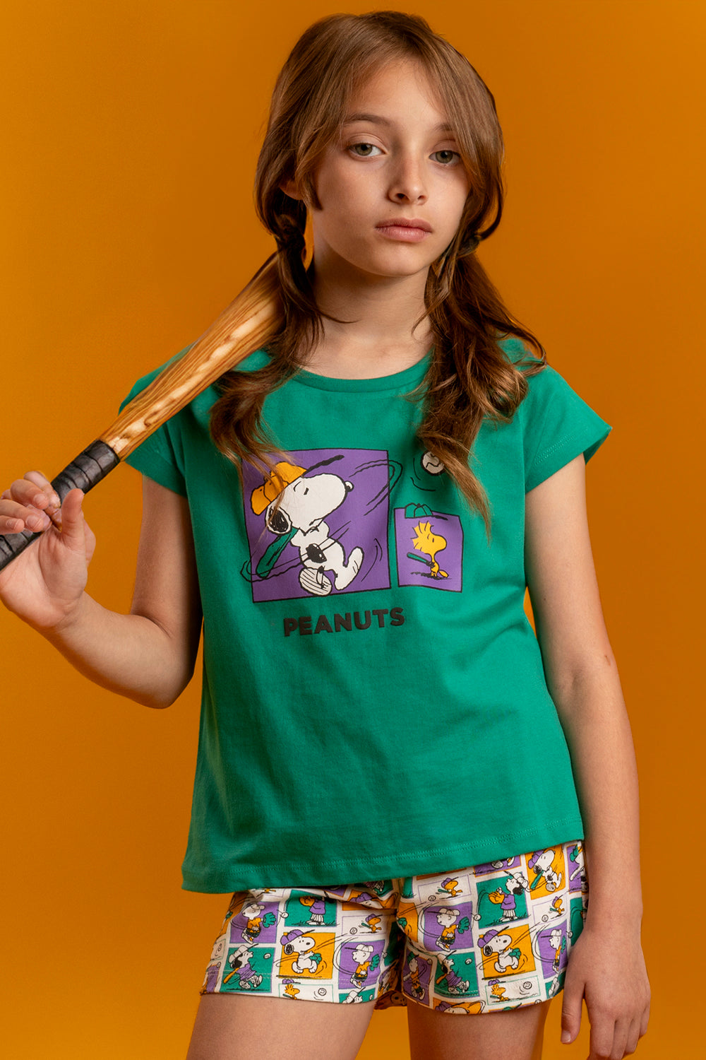 63455 - PIGIAMA BIMBA CORTO PEANUTS