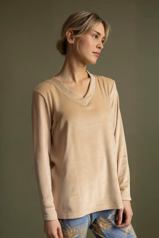 63641 - PIGIAMA CON SCOLLO A V ORIENTALE