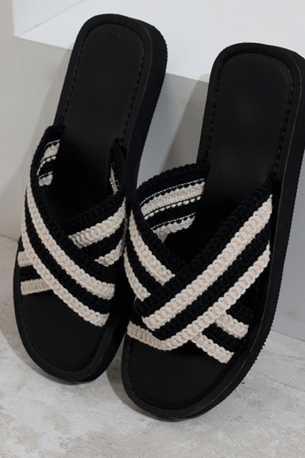 69087 - CIABATTE MARE DONNA INTRECCIATA