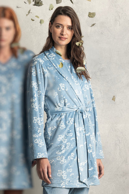 67090 - VESTAGLIA CON FIORI