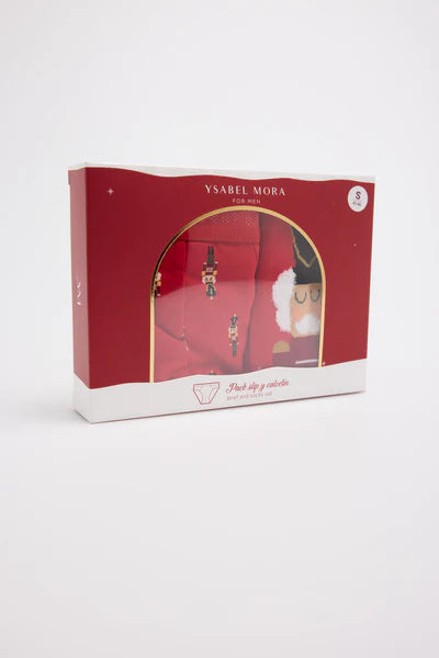 20432 - CONFEZIONE DI CALZINI E SLIP NATALIZI