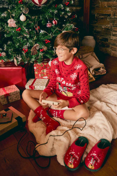 42282 - CONFEZIONE DA 2 CALZINI NATALIZI PER BAMBINI