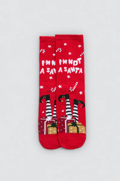 42282 - CONFEZIONE DA 2 CALZINI NATALIZI PER BAMBINI