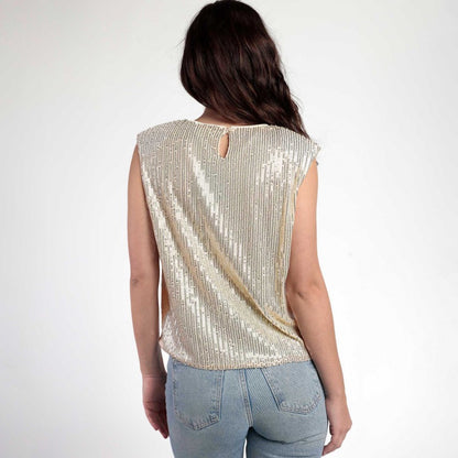 43632 - T-SHIRT CON PAILLETTES