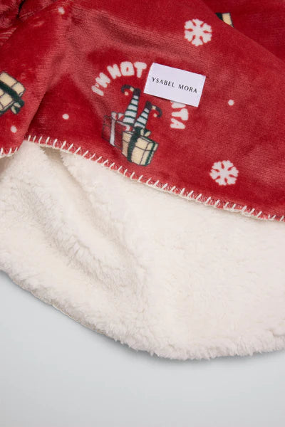 50030 - COPERTA DI NATALE I'M NOT A SANTA