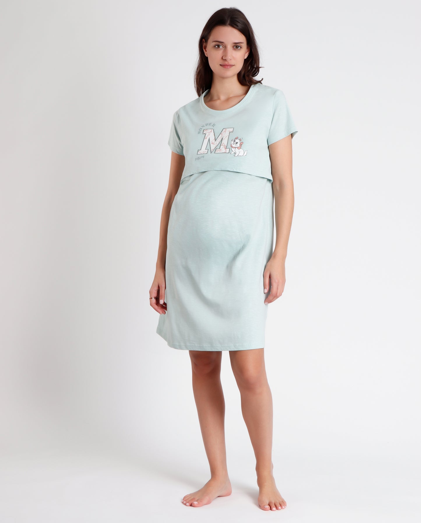61274 - CAMICIA DA NOTTE MANICA CORTA PREMAMAN