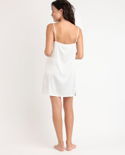 61322 - CAMICIA DA NOTTE SPOSA CON PIUME