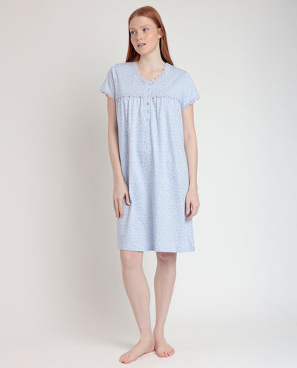 61359 - CAMICIA DA NOTTE MEZZA MANICA