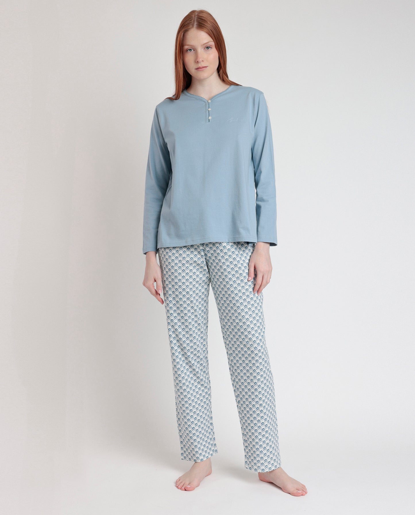 63504 - PIGIAMA LUNGO STILE GRECO