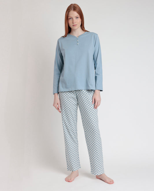 63504 - PIGIAMA LUNGO STILE GRECO