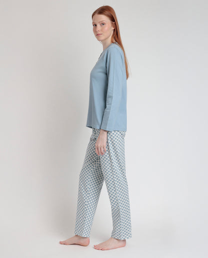 63504 - PIGIAMA LUNGO STILE GRECO