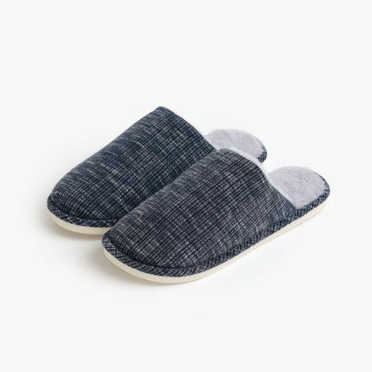 69046 - PANTOFOLE A RIGHE BLU