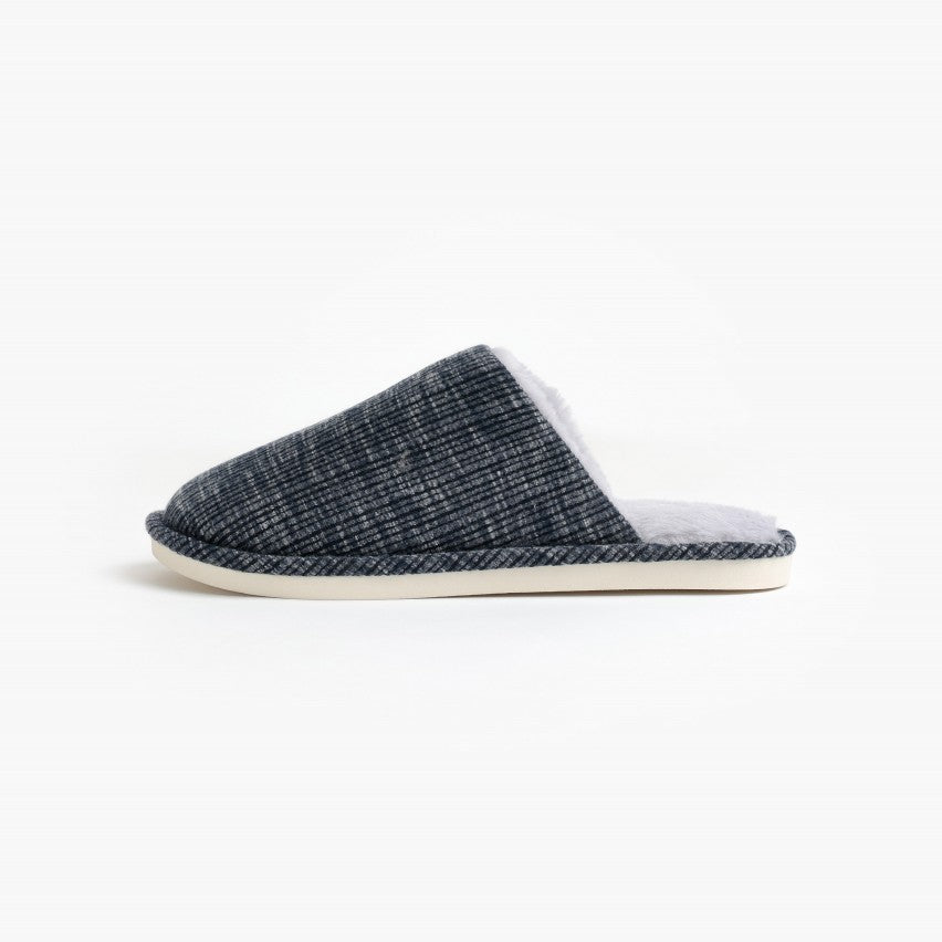 69046 - PANTOFOLE A RIGHE BLU