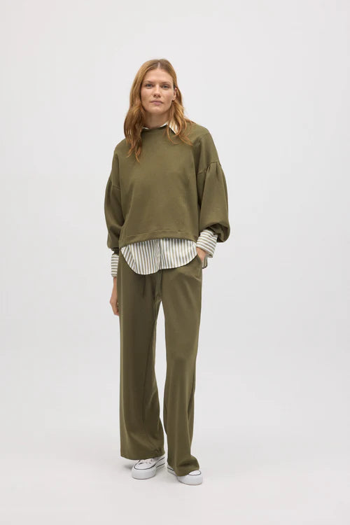 70673 - FELPA IN TESSUTO CON MANICHE A PALLONCINO