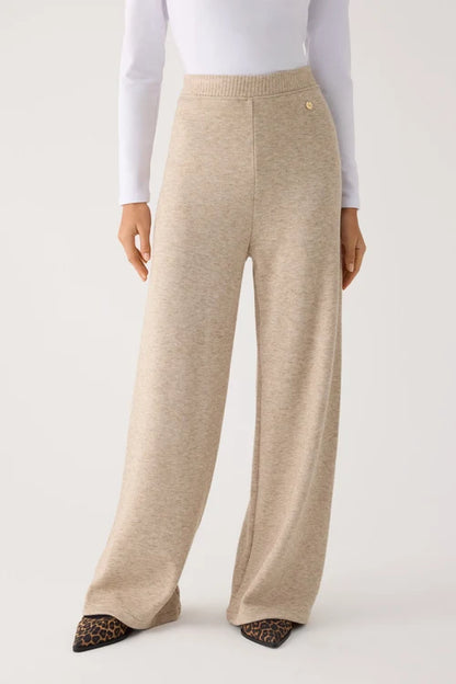 70727 - PANTALONI CALDI A VITA ALTA E GAMBA LARGA