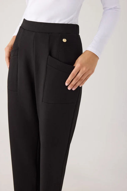 70744 - PANTALONI A VITA ALTA CON TASCHE