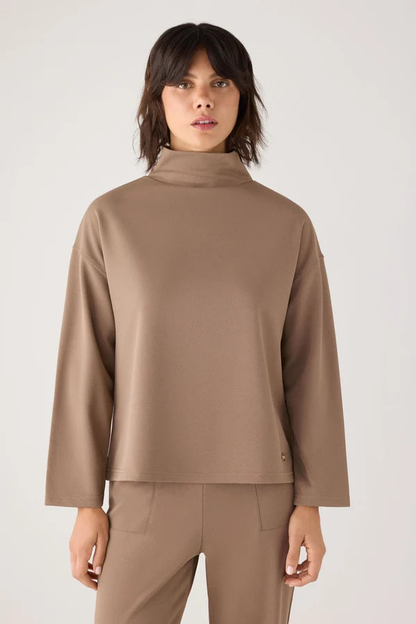 70749 - MAGLIONE A COLLO ALTO IN PIQUE'