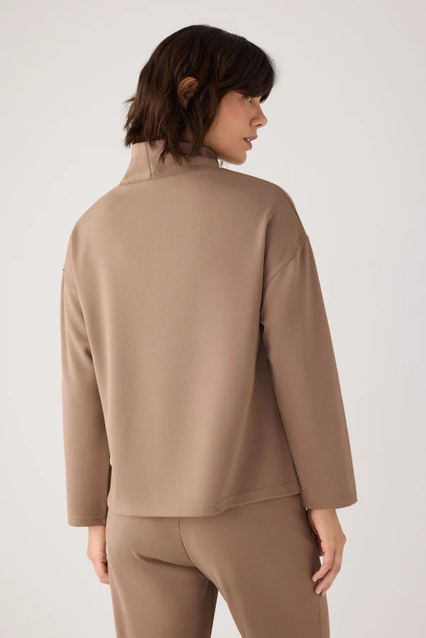70749 - MAGLIONE A COLLO ALTO IN PIQUE'