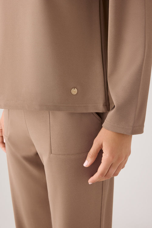 70749 - MAGLIONE A COLLO ALTO IN PIQUE'