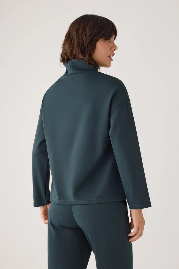 70749 - MAGLIONE A COLLO ALTO IN PIQUE'