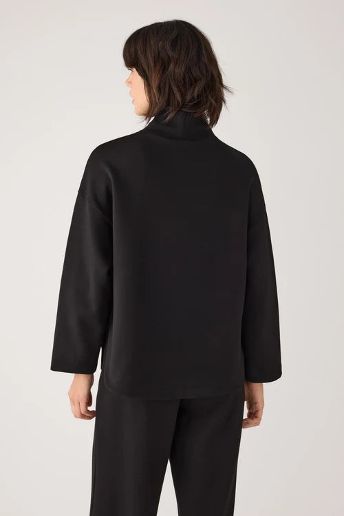 70753 - MAGLIONE A COLLO ALTO CON LACCI