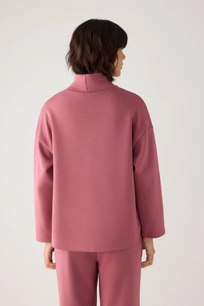 70753 - MAGLIONE A COLLO ALTO CON LACCI