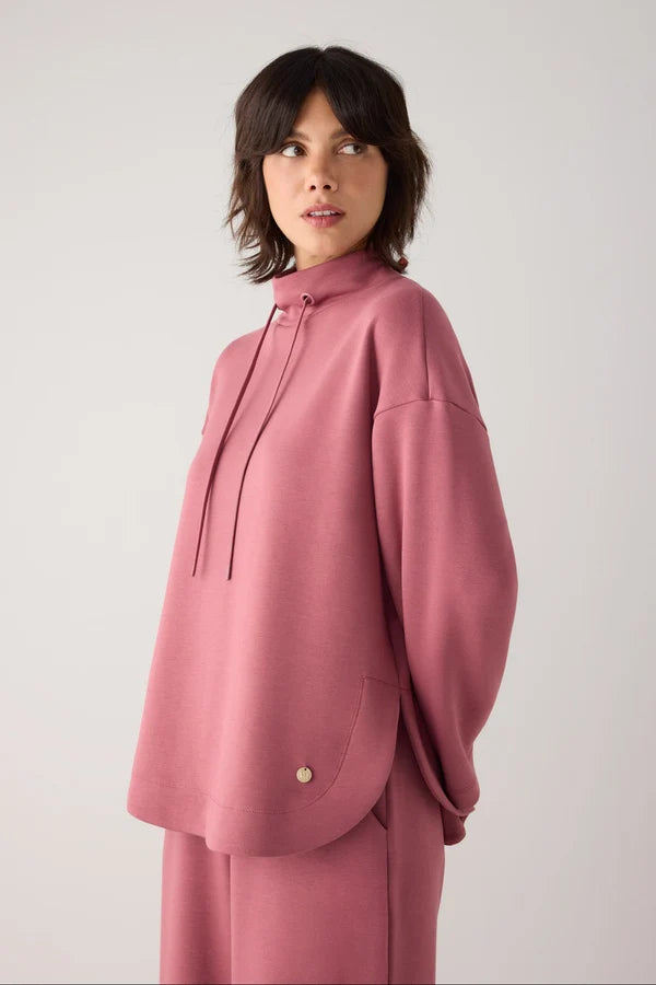 70753 - MAGLIONE A COLLO ALTO CON LACCI