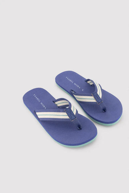 90541 - INFRADITO DA UOMO CON STRISCE BLU A CONTRASTO